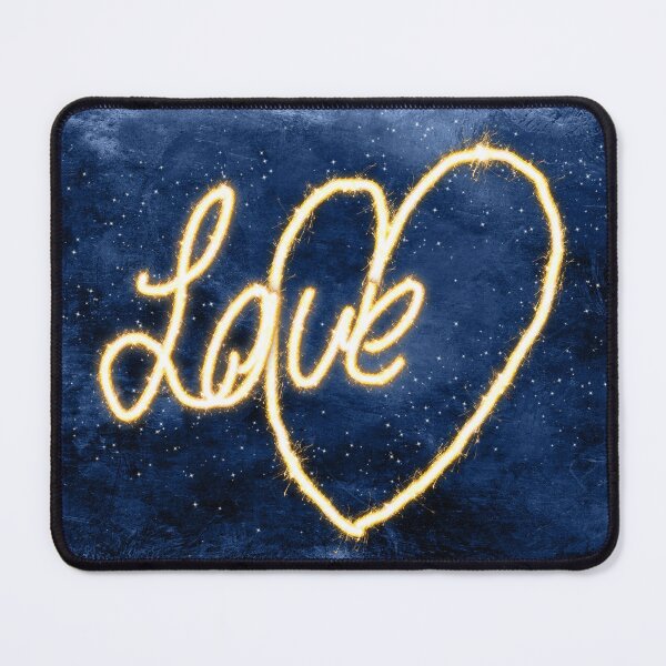 Item preview, Radiant Love – Golden Heart in the Starry Sky designed and sold by Nicole Bleck.
