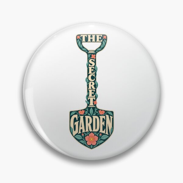 Item preview, The Secret Garden – Flowered Garden Spade designed and sold by Fenay Designs.