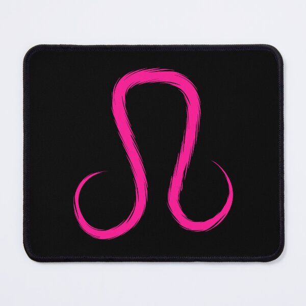 Item preview, Hot Pink Leo Lion Zodiac Symbol Design designed and sold by pattern-archive.