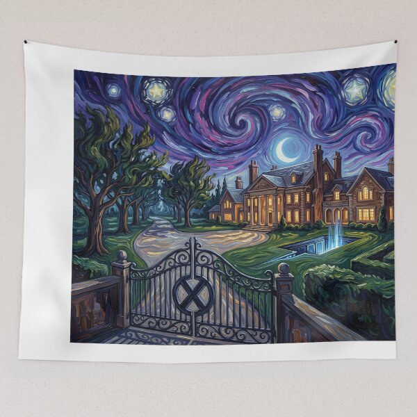 Item preview, Xavier Estate Starry Night Mutant Academy designed and sold by Bad-Decisions-Designs.