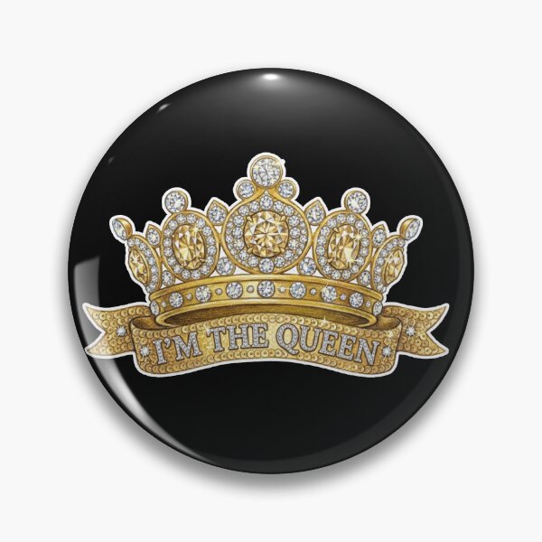 Item preview, Gold Crown I'm The Queen Sparkle Diamond Design designed and sold by MaRCAStro.