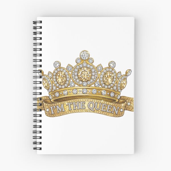 Item preview, Gold Crown I'm The Queen Sparkle Diamond Design designed and sold by MaRCAStro.