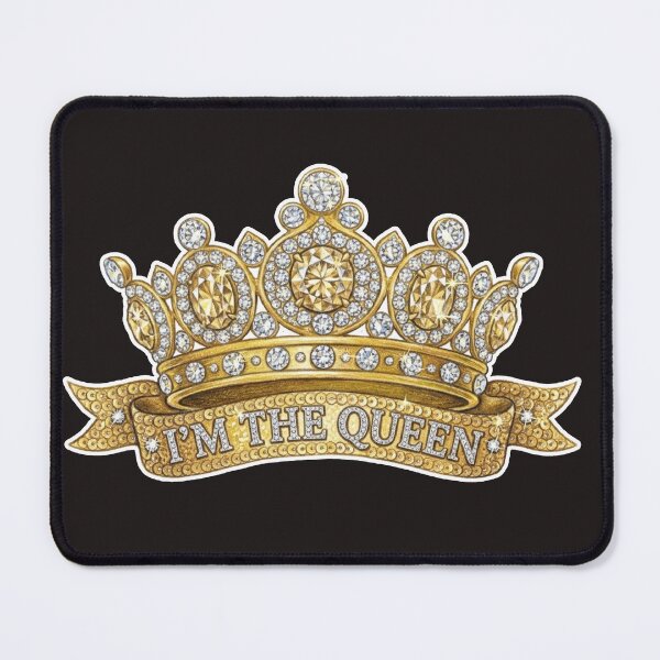 Item preview, Gold Crown I'm The Queen Sparkle Diamond Design designed and sold by MaRCAStro.