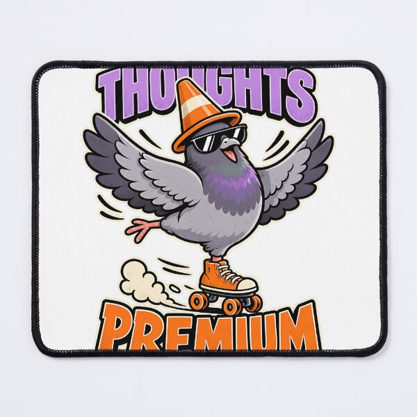 Item preview, Zero Thoughts Premium Chaos - Funny Pigeon designed and sold by about-that.