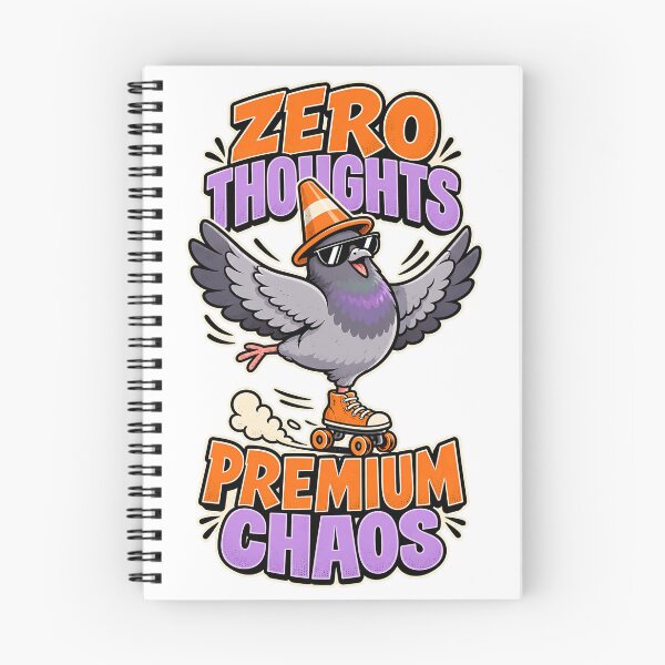 Item preview, Zero Thoughts Premium Chaos - Funny Pigeon designed and sold by about-that.