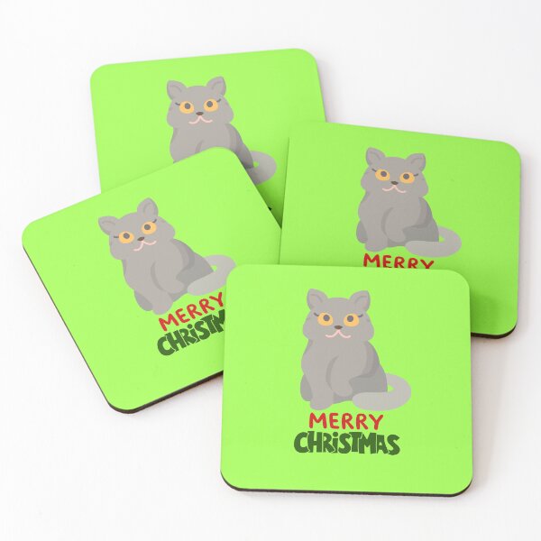 Item preview, Cute British Shorthair Merry Christmas Holiday Art designed and sold by stormk10.