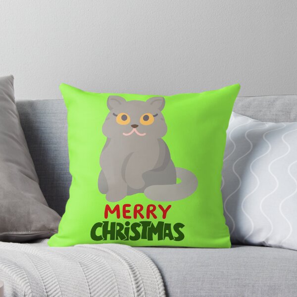 Item preview, Cute British Shorthair Merry Christmas Holiday Art designed and sold by stormk10.