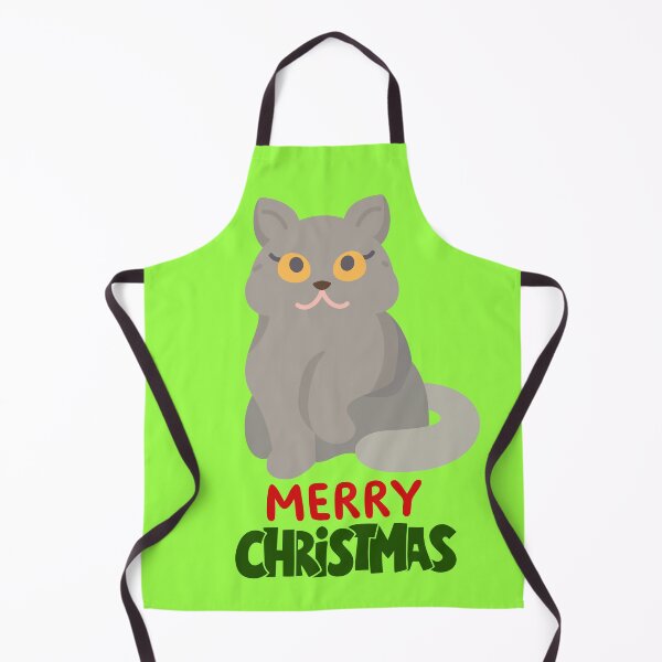 Aperçu de l'œuvre Cute British Shorthair Merry Christmas Holiday Art créée et vendue par stormk10.