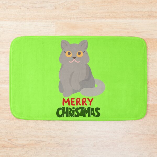 Item preview, Cute British Shorthair Merry Christmas Holiday Art designed and sold by stormk10.