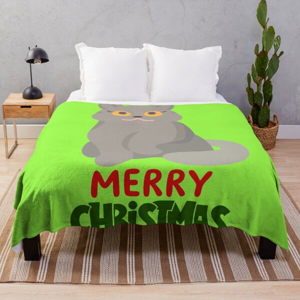 Item preview, Cute British Shorthair Merry Christmas Holiday Art designed and sold by stormk10.