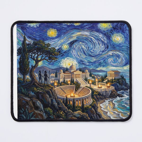 Item preview, Themyscira Starry Night Amazon Island designed and sold by Bad-Decisions-Designs.