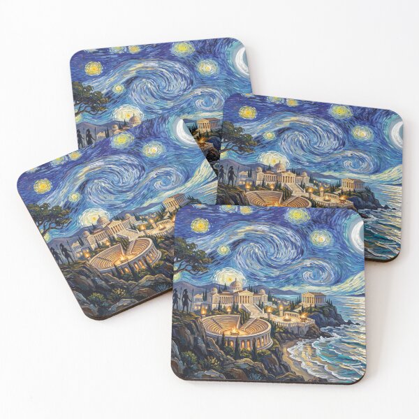 Item preview, Themyscira Starry Night Amazon Island designed and sold by Bad-Decisions-Designs.