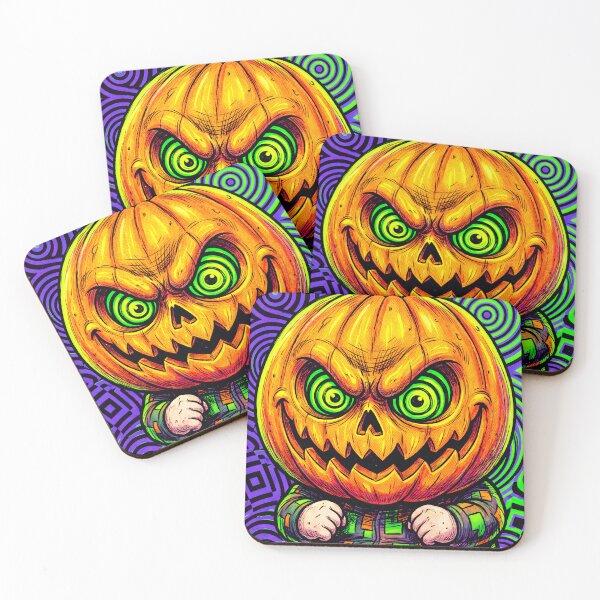 Item preview, Creepy Cute Pumpkin Head Boy – Spooky Halloween Character designed and sold by QQQueen.