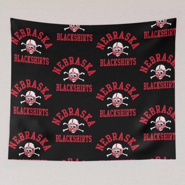Item preview, Nebraska Cornhuskers Blackshirts Football Skull Classic designed and sold by OddPopARt.