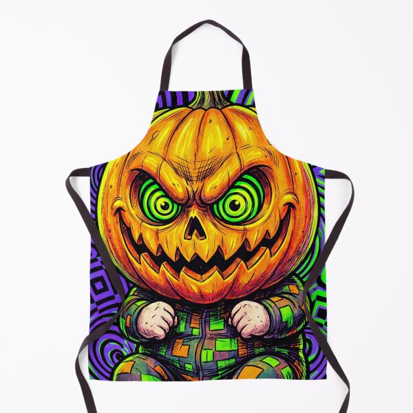 Item preview, Creepy Cute Pumpkin Head Boy – Spooky Halloween Character designed and sold by QQQueen.