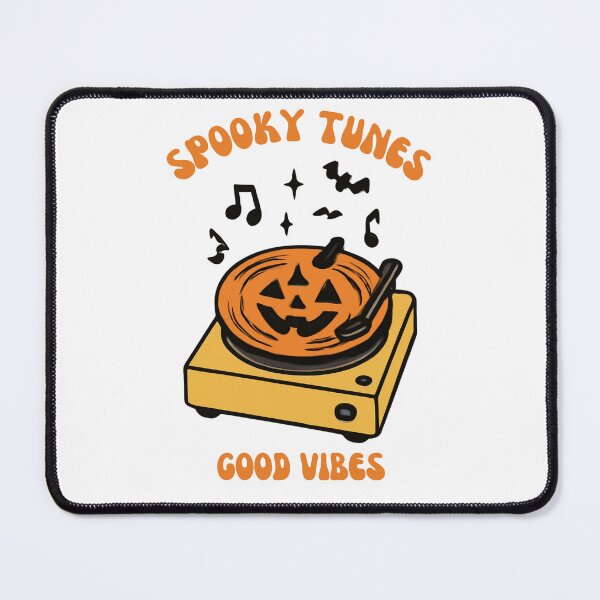 Item preview, Spooky Tunes Good Vibes Retro Vinyl Halloween Sticker Art designed and sold by wildsilencee.