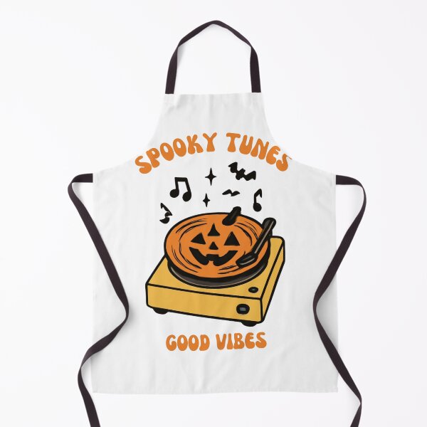 Item preview, Spooky Tunes Good Vibes Retro Vinyl Halloween Sticker Art designed and sold by wildsilencee.