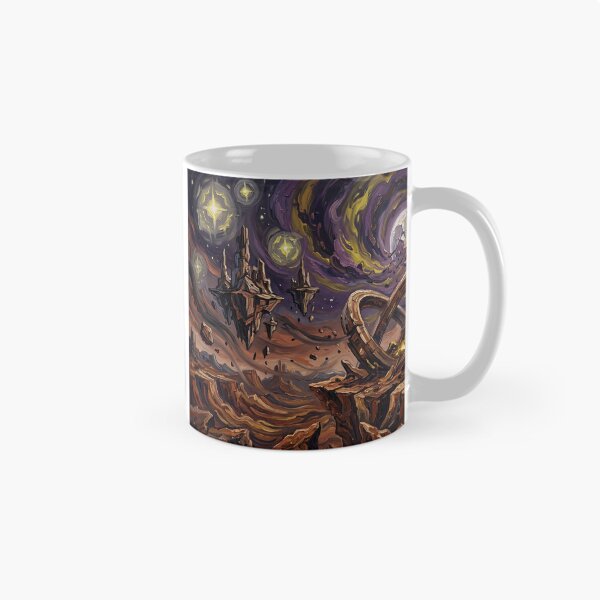Item preview, Titan Starry Night Alien Landscape designed and sold by Bad-Decisions-Designs.