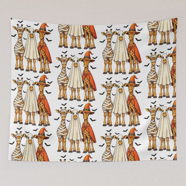 Item preview, Halloween Giraffe Trio Costumes Funny Animal Party designed and sold by cerima.