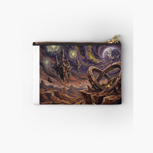 Item preview, Titan Starry Night Alien Landscape designed and sold by Bad-Decisions-Designs.