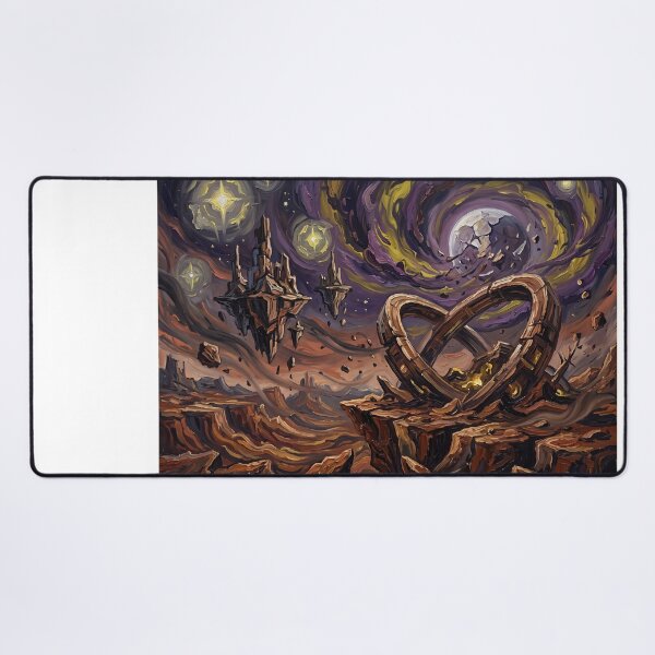 Item preview, Titan Starry Night Alien Landscape designed and sold by Bad-Decisions-Designs.
