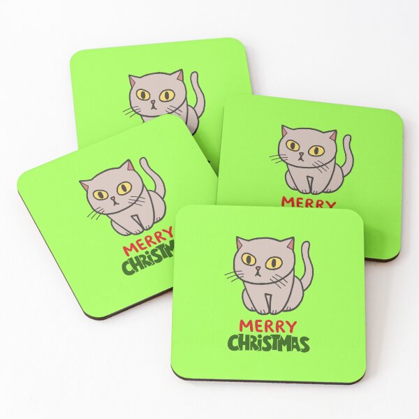 Item preview, Cute British Shorthair Merry Christmas Holiday Art designed and sold by stormk10.