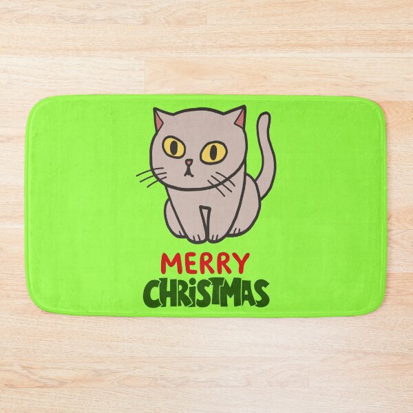 Item preview, Cute British Shorthair Merry Christmas Holiday Art designed and sold by stormk10.
