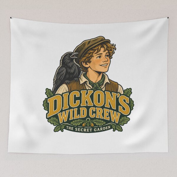 Item preview, The Secret Garden – Dickon's Wild Crew and Crow designed and sold by Fenay Designs.