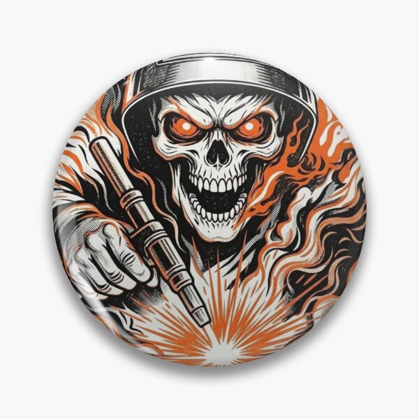 Item preview, Weld Hard Stay Strong Skull Welder Vintage designed and sold by TIGMAW.