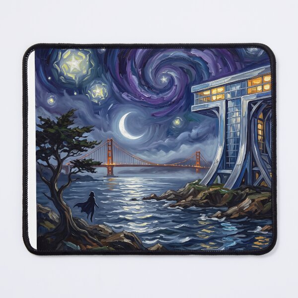 Item preview, Titans Tower Starry Night Jump City designed and sold by Bad-Decisions-Designs.