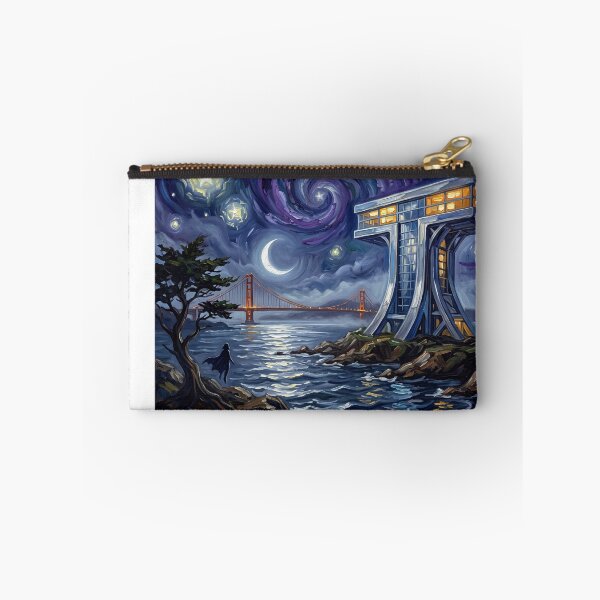 Item preview, Titans Tower Starry Night Jump City designed and sold by Bad-Decisions-Designs.