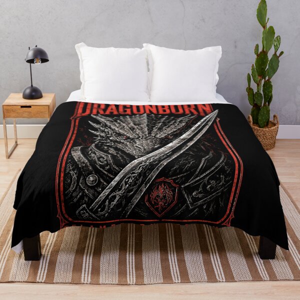 Item preview, Dragonborn Flameborn Legacy | Fantasy Warrior Graphic T-Shirt designed and sold by Overlord Kingdom.
