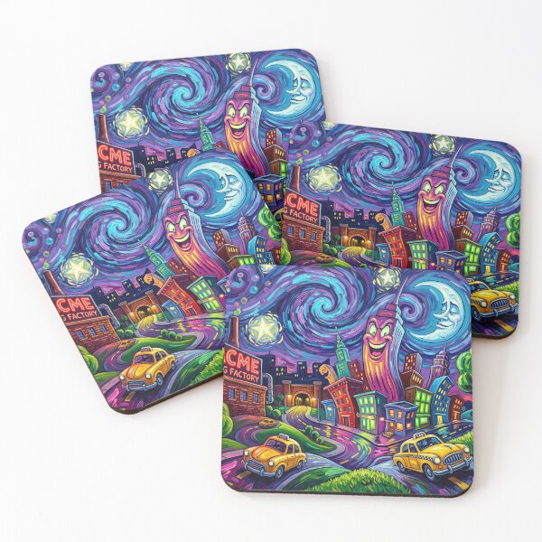 Item preview, Toontown Starry Night Acme Factory designed and sold by Bad-Decisions-Designs.
