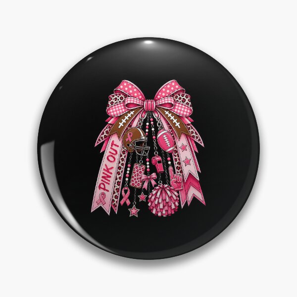 Item preview, Pink Out Football Breast Cancer Awareness Women Moms designed and sold by OddPopARt.