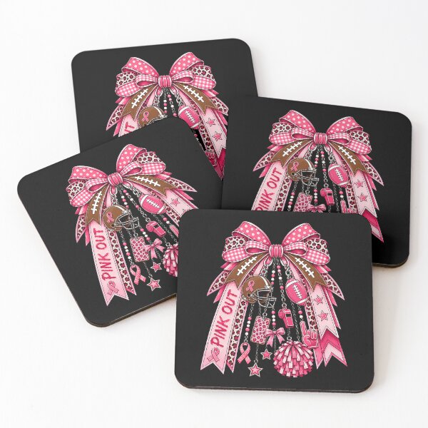 Item preview, Pink Out Football Breast Cancer Awareness Women Moms designed and sold by OddPopARt.