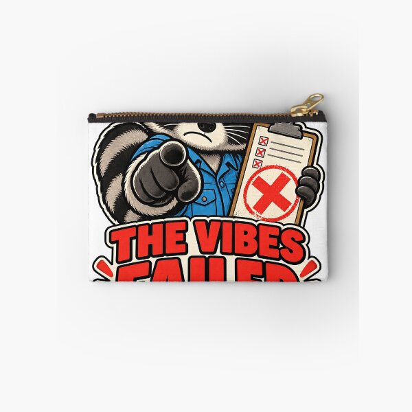 Item preview, The Vibes Failed Inspection - Funny Raccoon designed and sold by about-that.