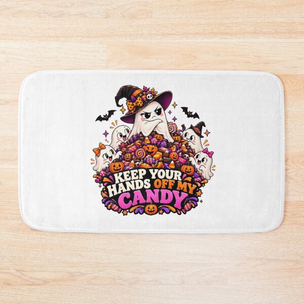 Item preview, Funny Halloween Candy Ghost – Keep Your Hands Off My Candy designed and sold by Pixanova.