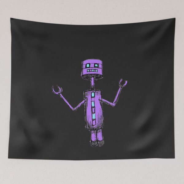 Item preview, Purple robot designed and sold by ArthureCendre.
