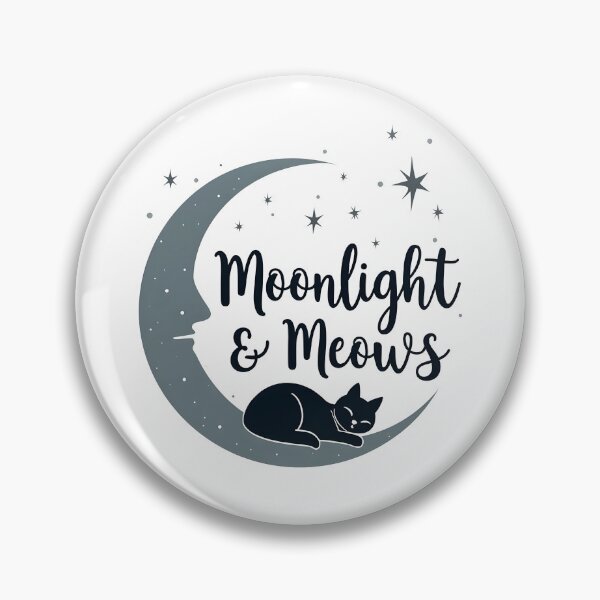 Item preview, Moonlight and Meows cute cat halloween  designed and sold by Panya-Design.