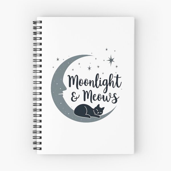 Item preview, Moonlight and Meows cute cat halloween  designed and sold by Panya-Design.