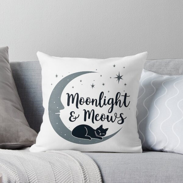 Item preview, Moonlight and Meows cute cat halloween  designed and sold by Panya-Design.