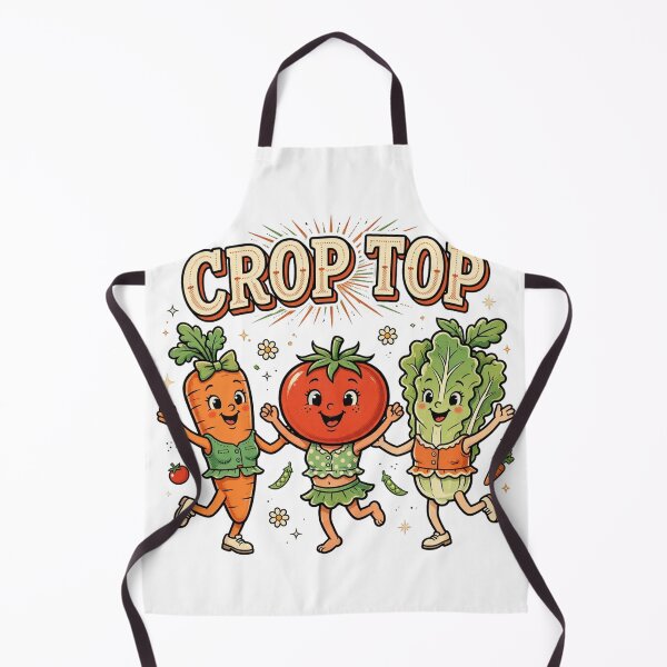 Item preview, Crop Top Garden Pun designed and sold by samimouhdi.