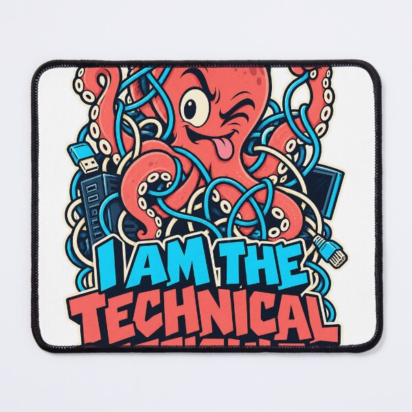 Item preview, I Am the Technical Difficulty - Funny Octopus designed and sold by about-that.