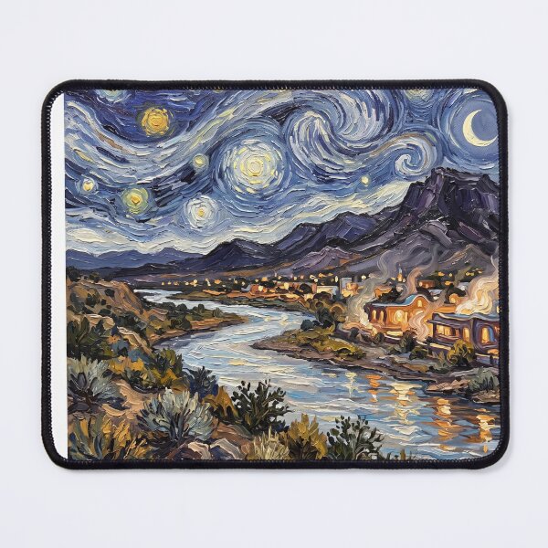 Item preview, Truth Or Consequences Starry Night New Mexico designed and sold by Bad-Decisions-Designs.