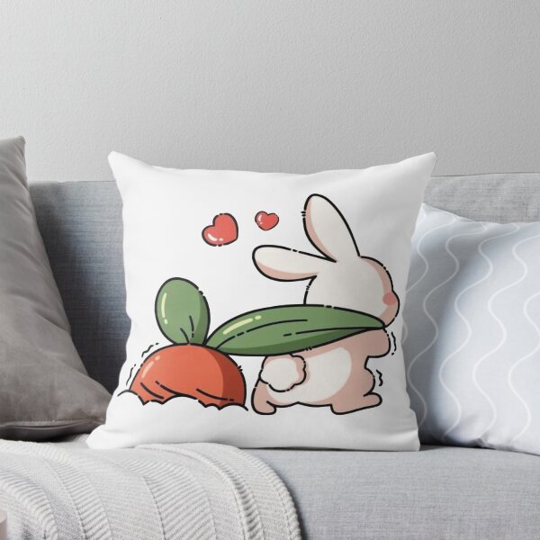 Item preview, Cute Bunny Pulling Giant Carrot designed and sold by DesignByUmza.