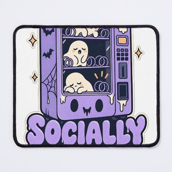 Item preview, Socially Out of Stock - Funny Ghost designed and sold by about-that.