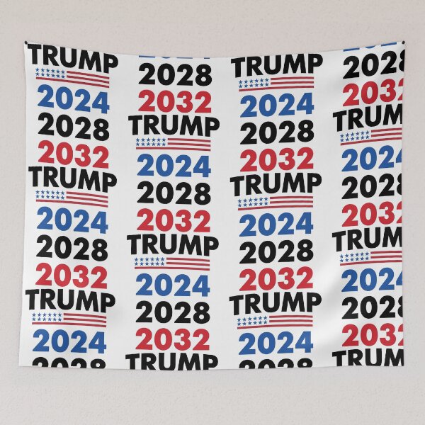 Item preview, Trump 2024 2028 2032 Patriotic American Election Heritage designed and sold by cerima.