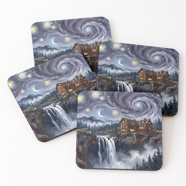 Item preview, Twin Peaks Starry Night Great Northern designed and sold by Bad-Decisions-Designs.