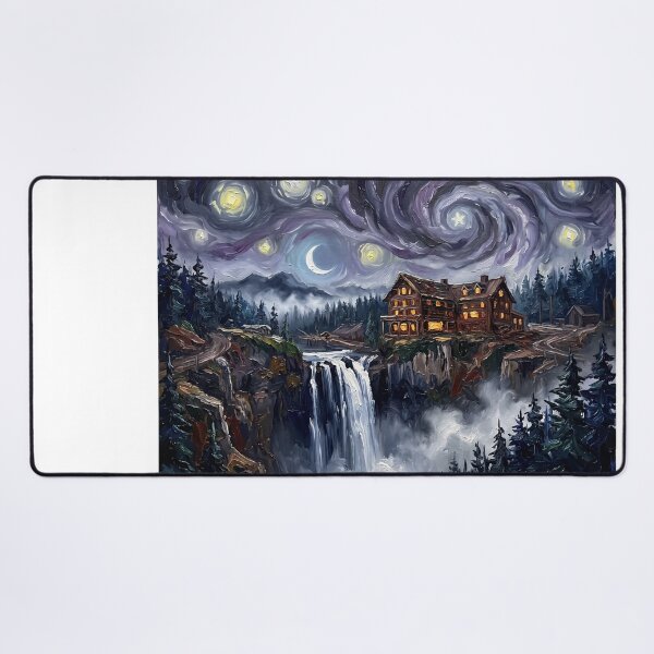Item preview, Twin Peaks Starry Night Great Northern designed and sold by Bad-Decisions-Designs.