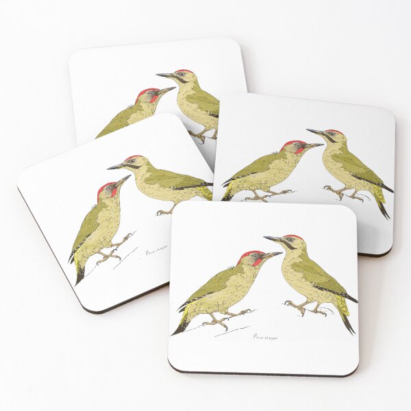 Item preview, Iberian Green Woodpecker designed and sold by Luzeilustración.